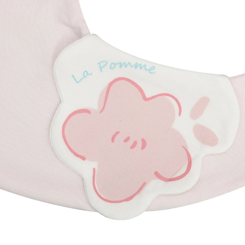 Yếm ăn cho bé sợi tre La Pomme - Màu hồng (0 - 3 tháng) 5
