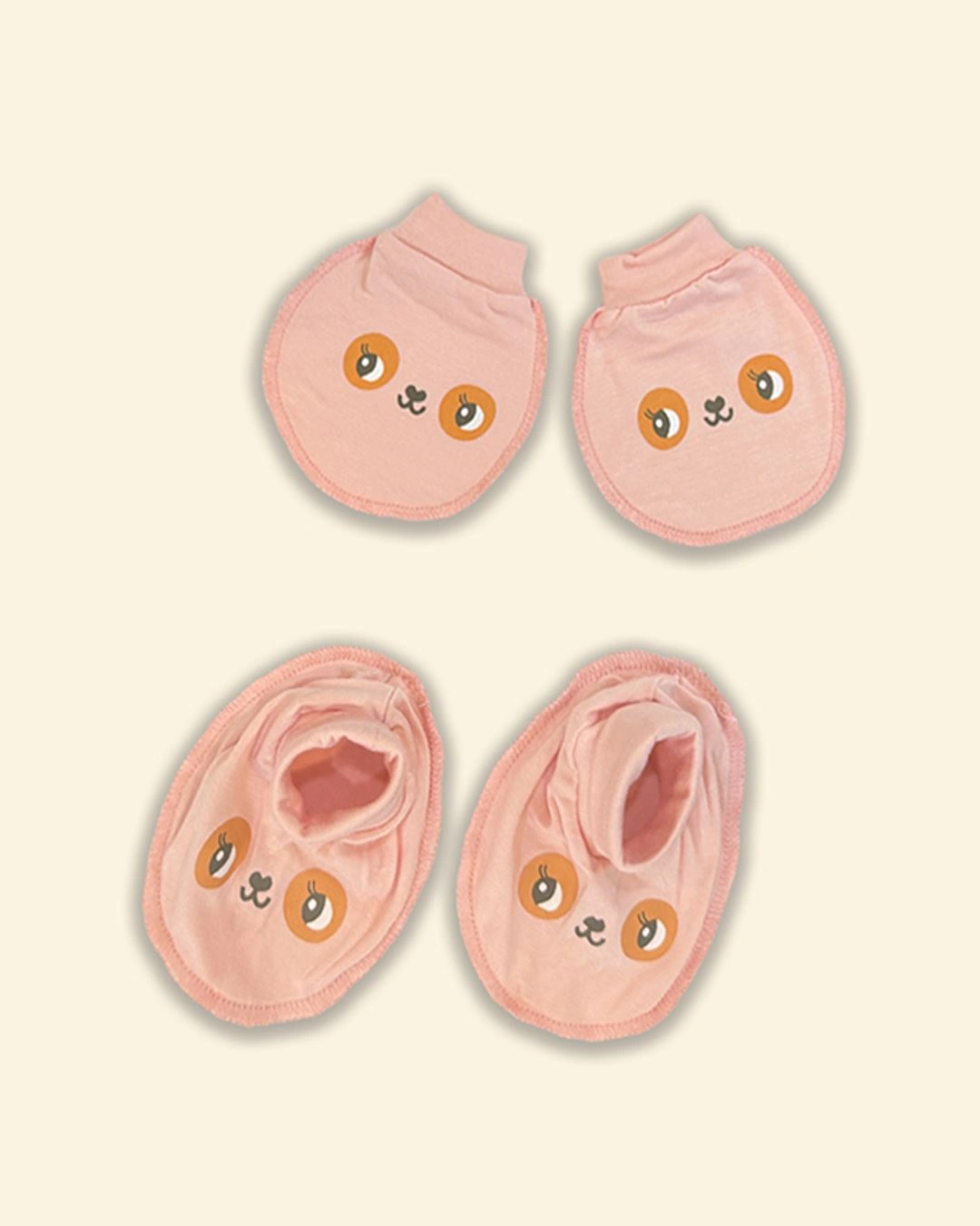 Bộ bao tay, bao chân in hình thú BabyMommy 0724 - Màu ngẫu nhiên (0 - 3 tháng) 3