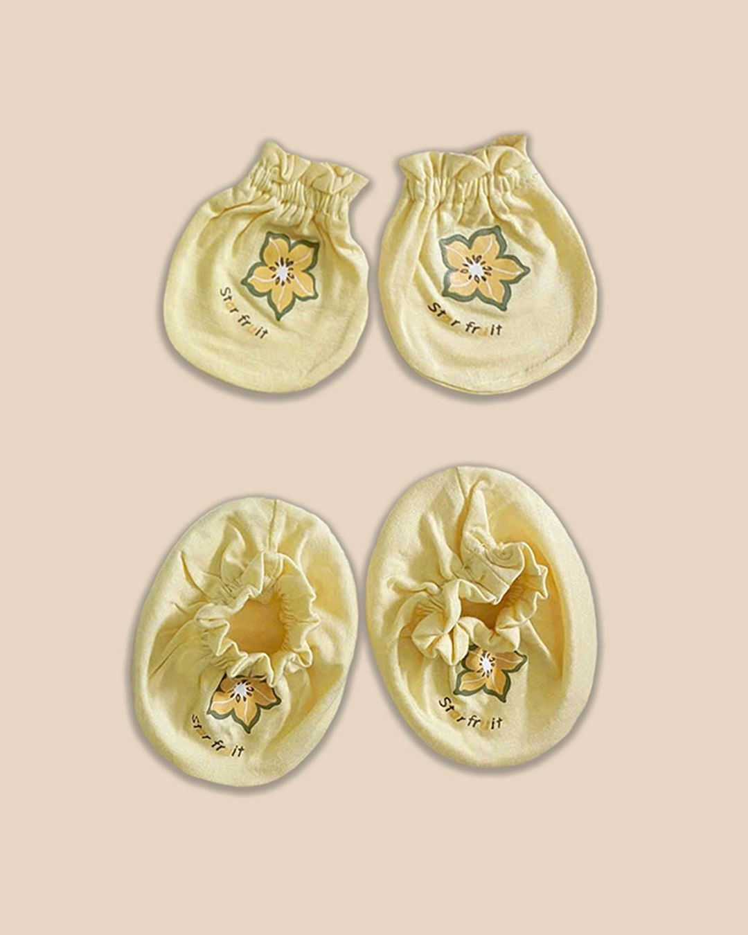 Bộ bao tay, bao chân in hình thú BabyMommy 0724 - Màu ngẫu nhiên (0 - 3 tháng) 9