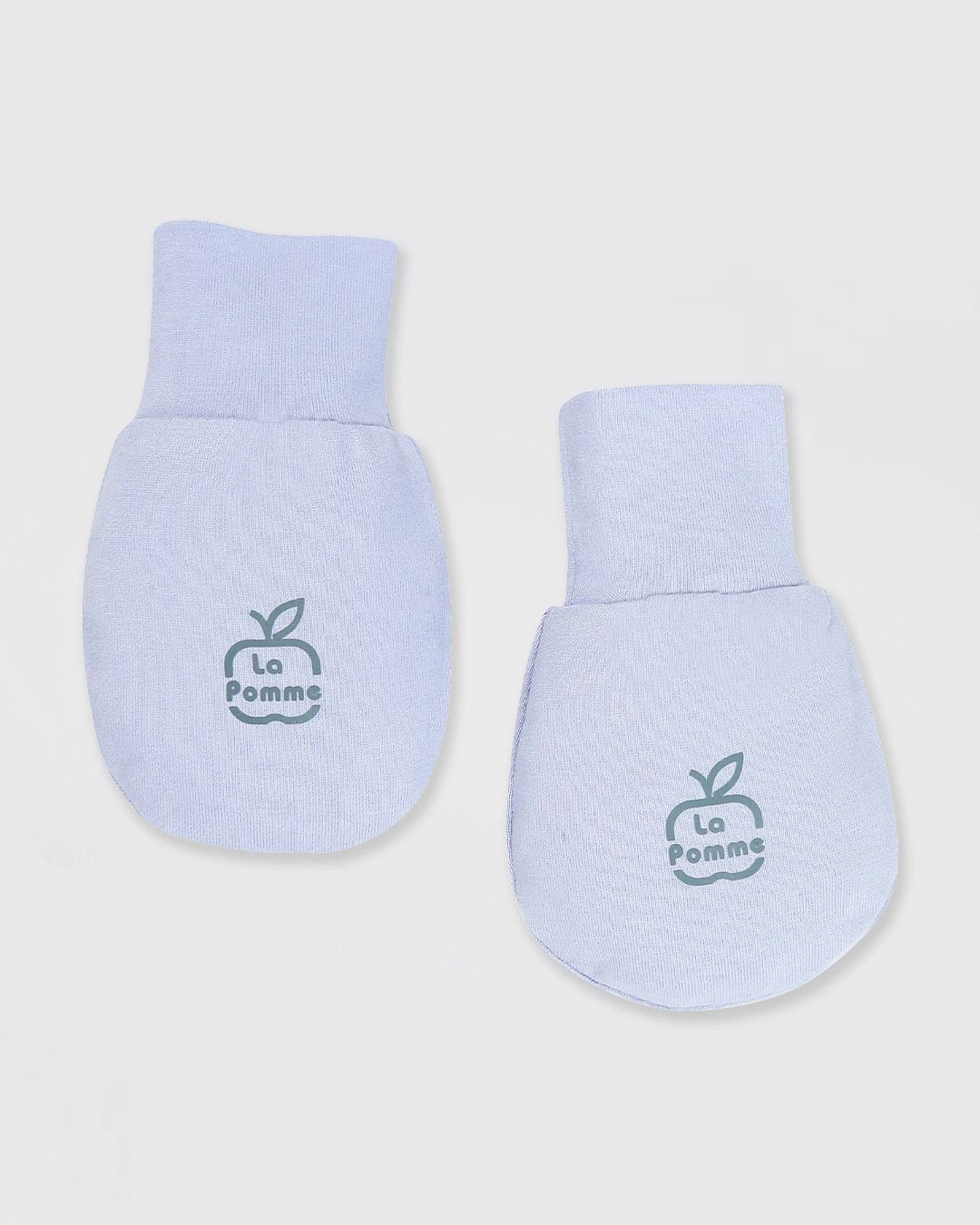 Set bao tay, bao chân êm dịu La Pomme màu tím (0 - 3 tháng) 2