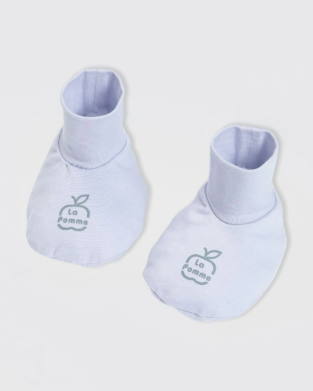 Set bao tay, bao chân êm dịu La Pomme màu tím (0 - 3 tháng) 4