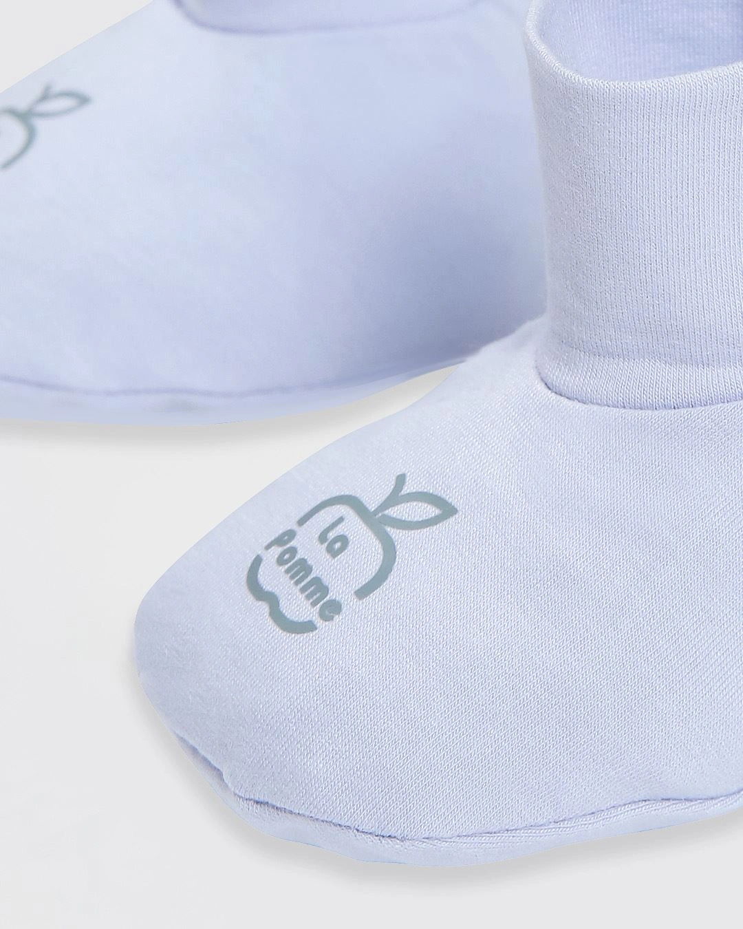 Set bao tay, bao chân êm dịu La Pomme màu tím (0 - 3 tháng) 7