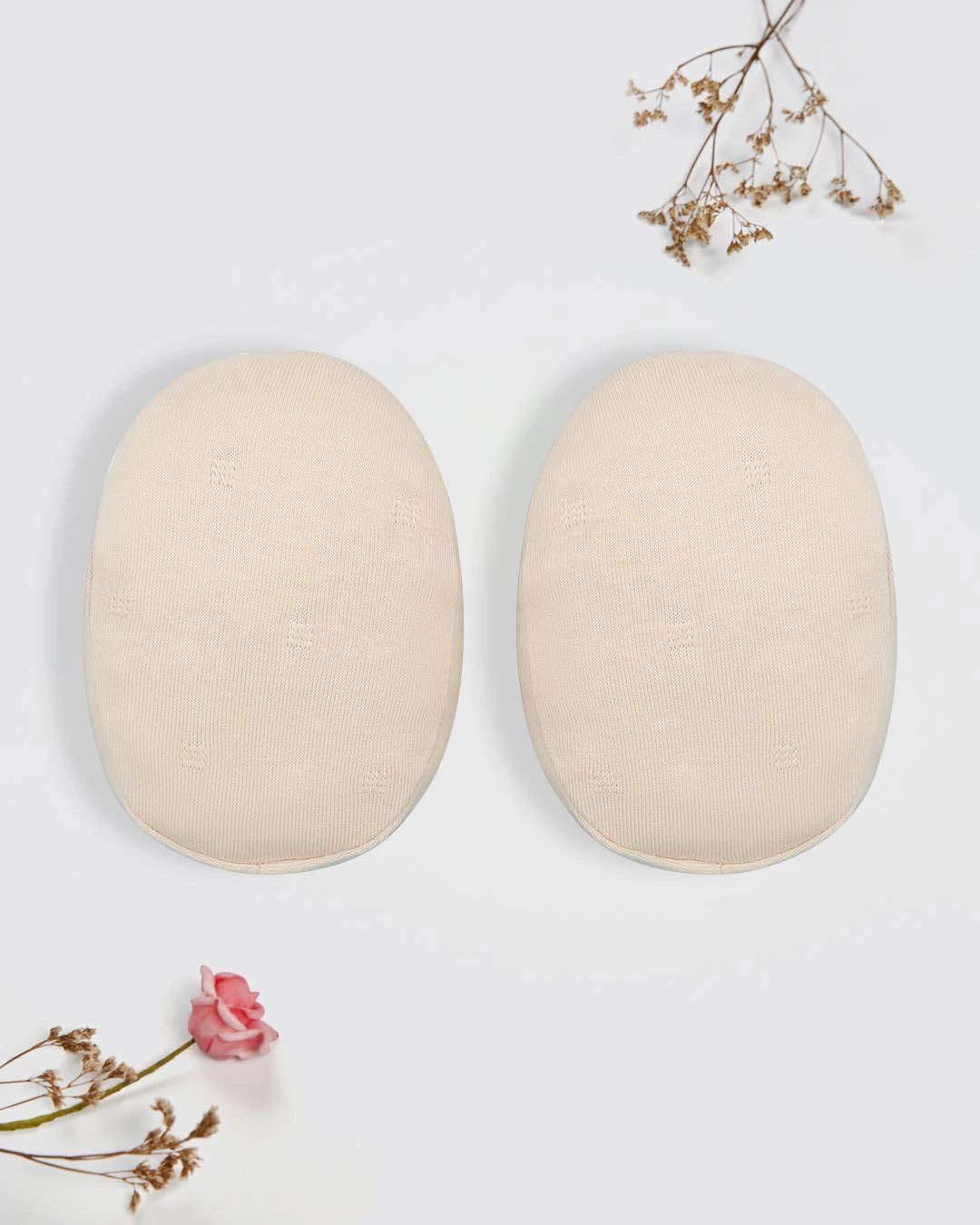 Set bao tay, bao chân dễ thương La Pomme màu be (0 - 3 tháng) 6