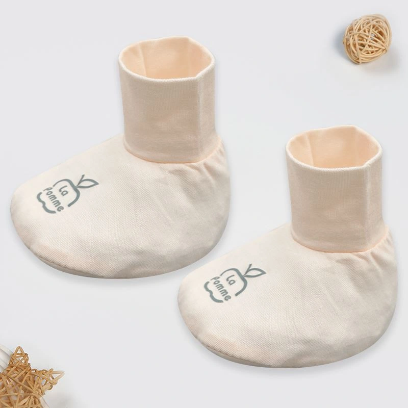 Set bao tay, bao chân người bạn êm mềm La Pomme màu hồng (0 - 3 tháng) 4