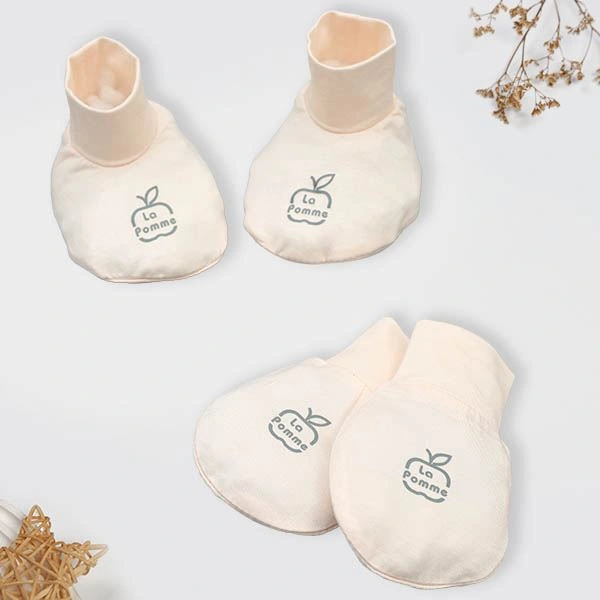 Set bao tay, bao chân La Pomme bamboo hồng