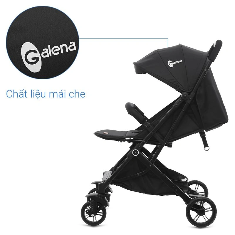 Xe đẩy 1 chiều gấp gọn Galena GA-ST05 (0 - 3 tuổi) - Màu đen 8