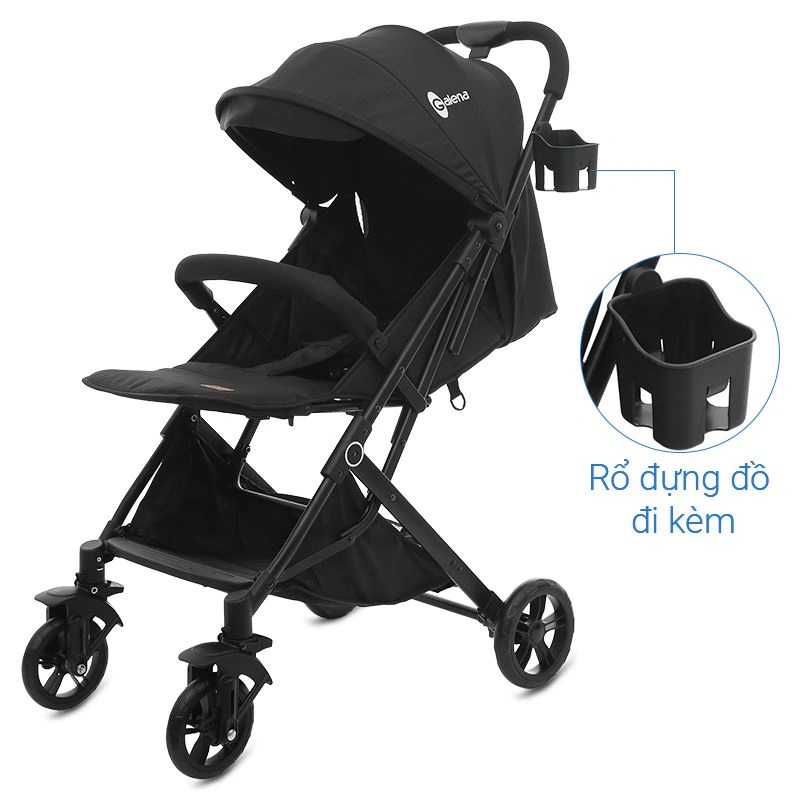 Xe đẩy 1 chiều gấp gọn Galena GA-ST05 (0 - 3 tuổi) - Màu đen 12