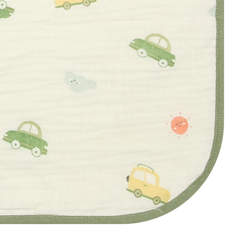 Khăn quấn cotton Bessla 70x70 cm - Rồng xanh 12