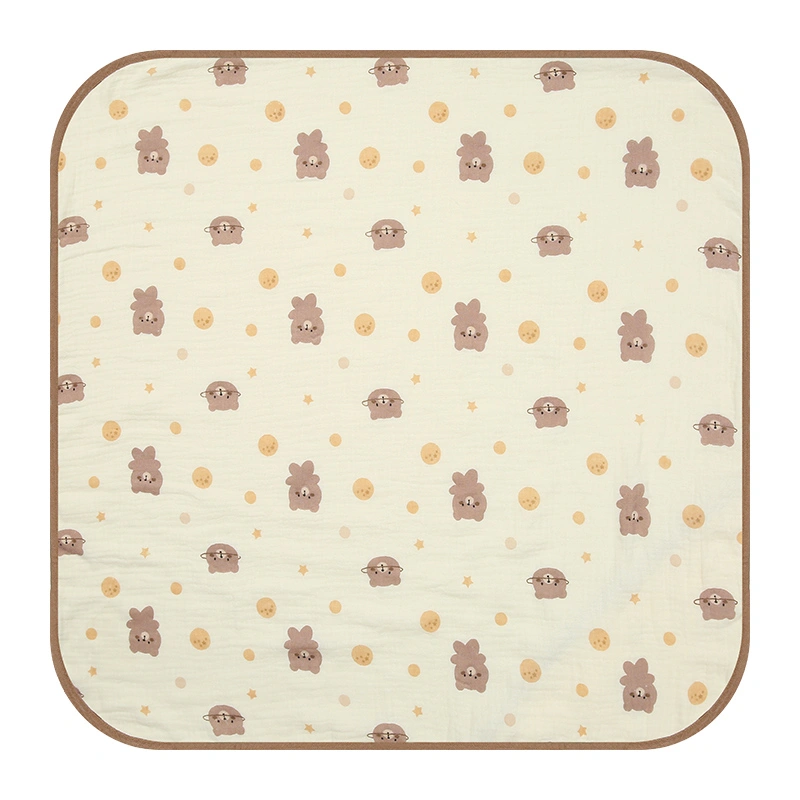 Khăn quấn cotton Bessla 70x70 cm - Rồng xanh 16