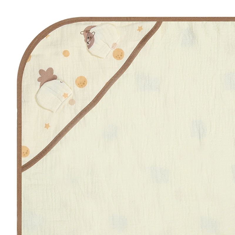 Khăn quấn cotton Bessla 70x70 cm - Rồng xanh 18