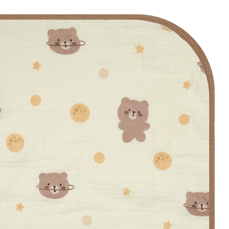 Khăn quấn cotton Bessla 70x70 cm - Rồng xanh 19