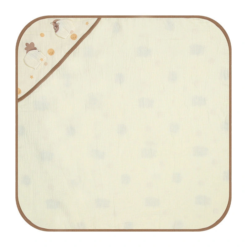 Khăn quấn cotton Bessla 70x70 cm - Rồng xanh 17