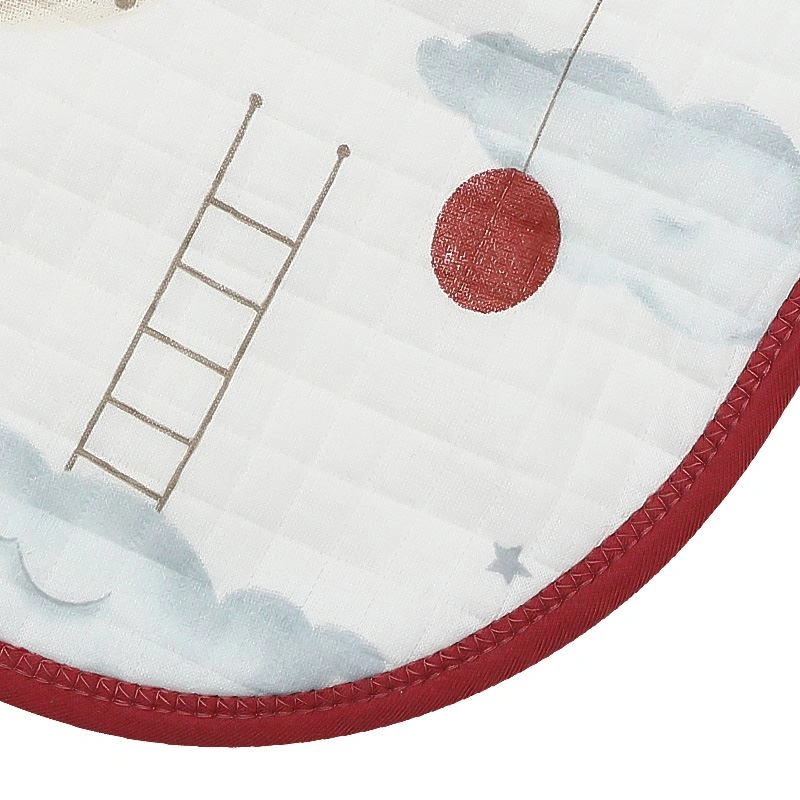 Khăn quấn cotton TOP KIDS 90x90 cm - Khinh khí cầu đỏ 5