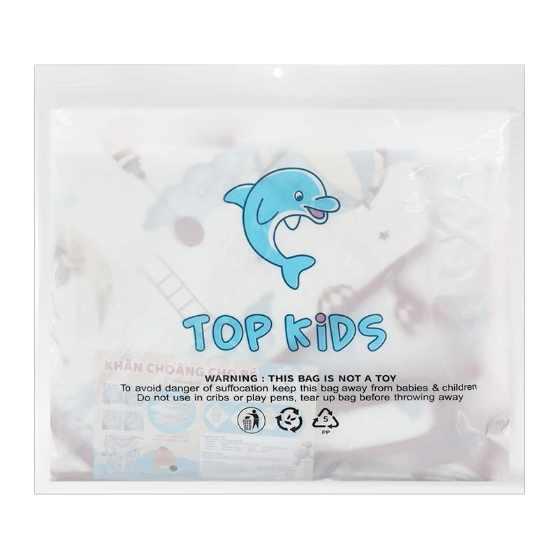 Khăn quấn cotton TOP KIDS 90x90 cm - Khinh khí cầu đỏ 7