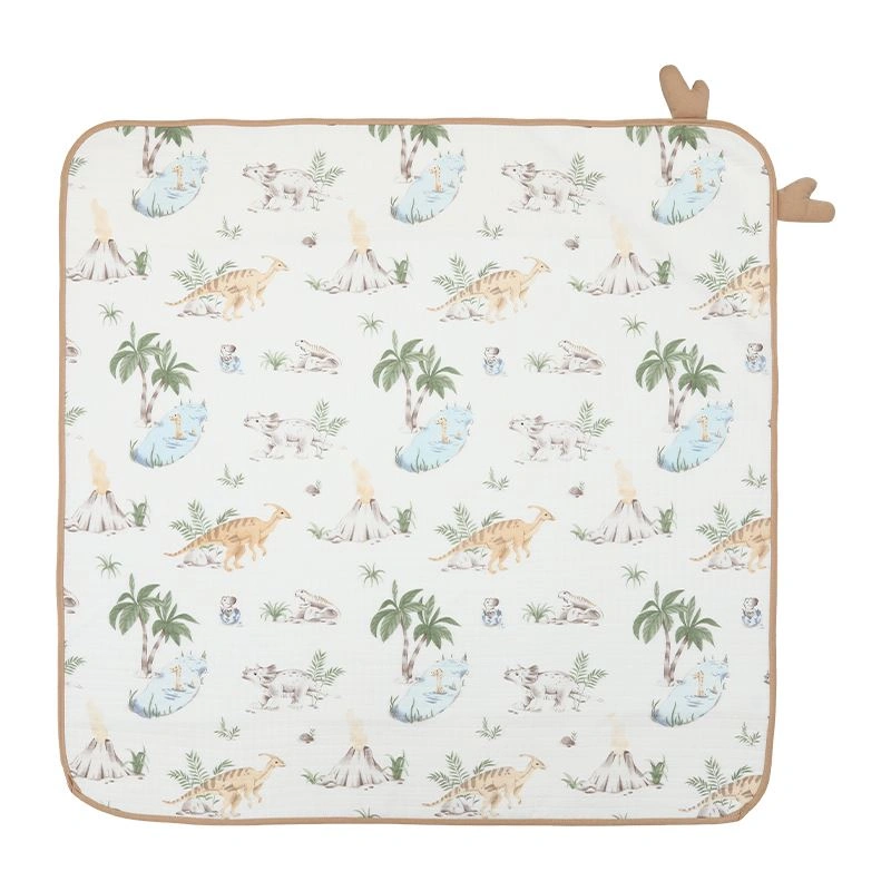 Khăn quấn cotton TOP KIDS 90x90 cm - Khinh khí cầu đỏ 9