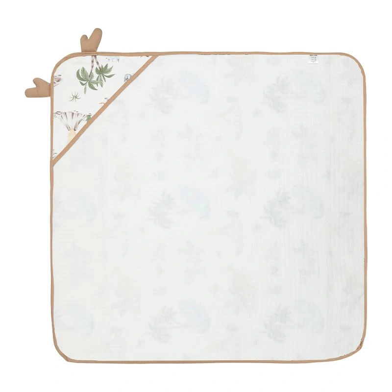 Khăn quấn cotton TOP KIDS 90x90 cm - Khinh khí cầu đỏ 10