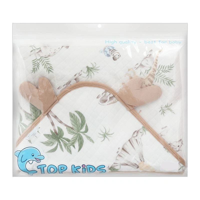 Khăn quấn cotton TOP KIDS 90x90 cm - Khinh khí cầu đỏ 13