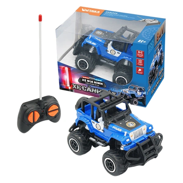 Bộ đồ chơi xe địa hình điều khiển từ xa xe cảnh sát WINKA DK81009 1