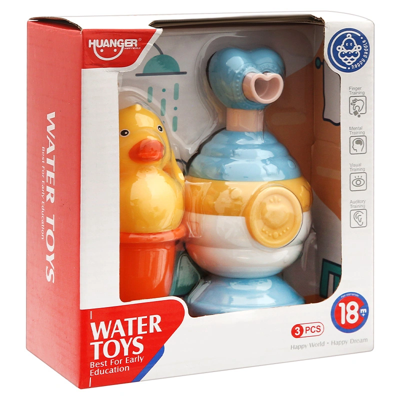 Đồ chơi nhà tắm con vịt Huanger 3LHE8073 (3 chi tiết) 2
