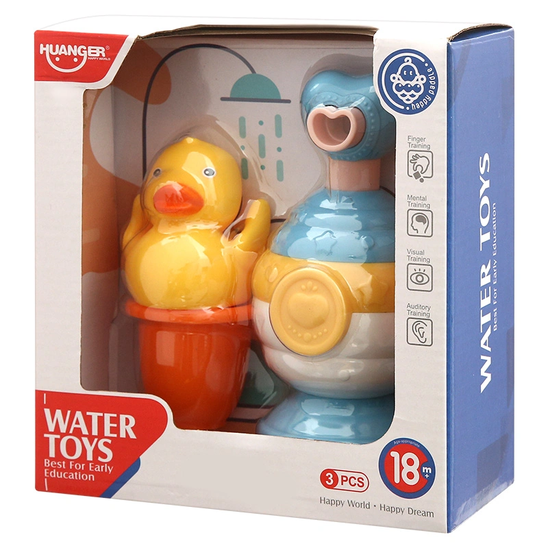 Đồ chơi nhà tắm con vịt Huanger 3LHE8073 (3 chi tiết) 3
