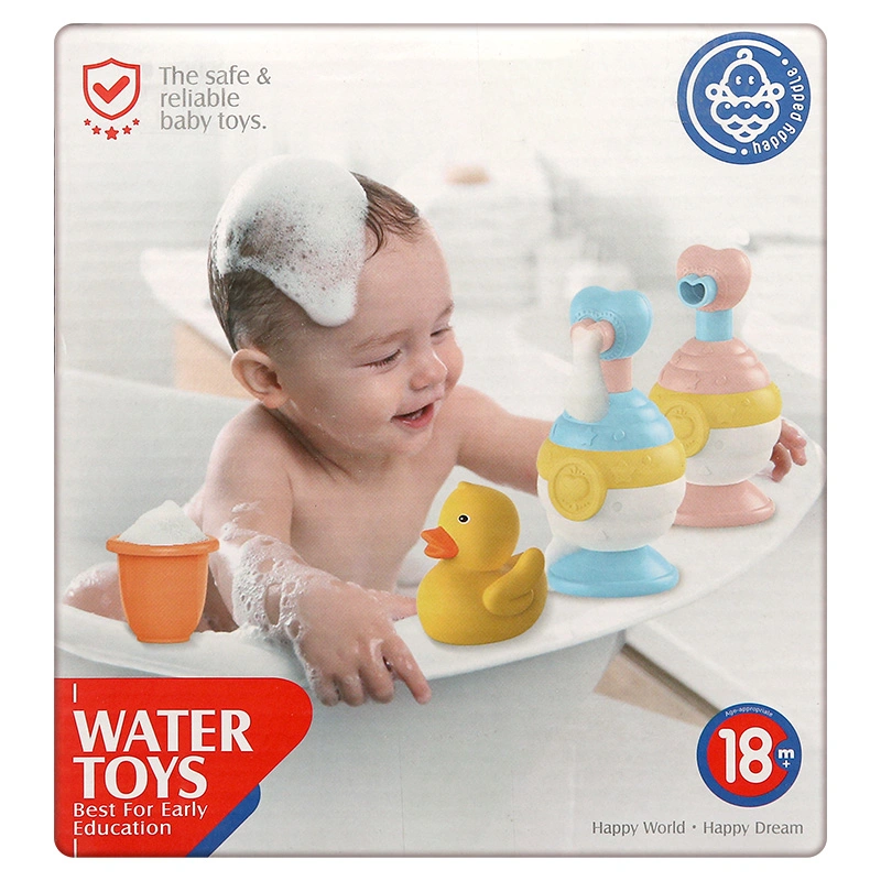 Đồ chơi nhà tắm con vịt Huanger 3LHE8073 (3 chi tiết) 5