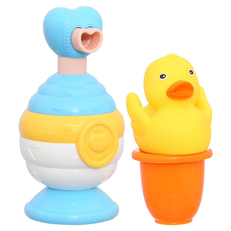 Đồ chơi nhà tắm con vịt Huanger 3LHE8073 (3 chi tiết) 6