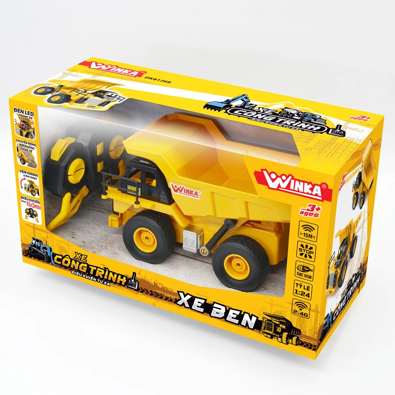 Đồ chơi xe công trình điều khiển từ xa - xe ben WINKA DK81268 2