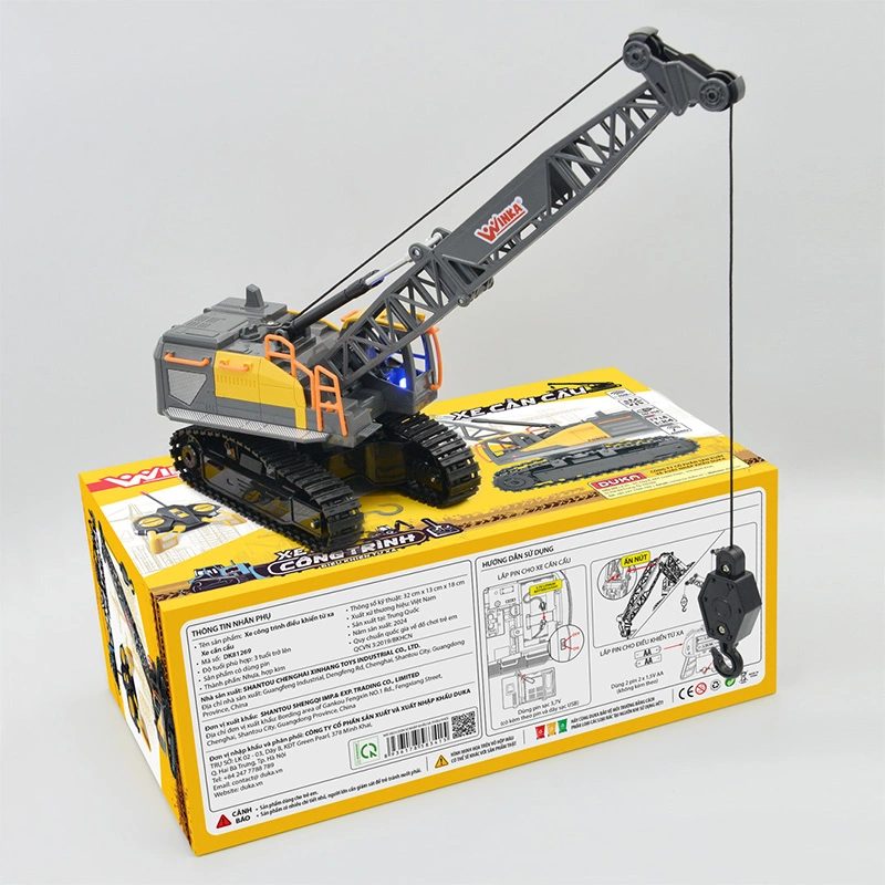 Đồ chơi xe công trình điều khiển từ xa - xe cần cẩu WINKA DK81269 3