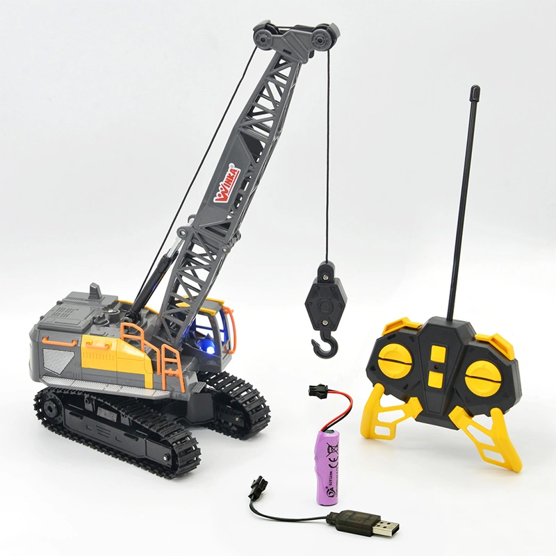 Đồ chơi xe công trình điều khiển từ xa - xe cần cẩu WINKA DK81269 5