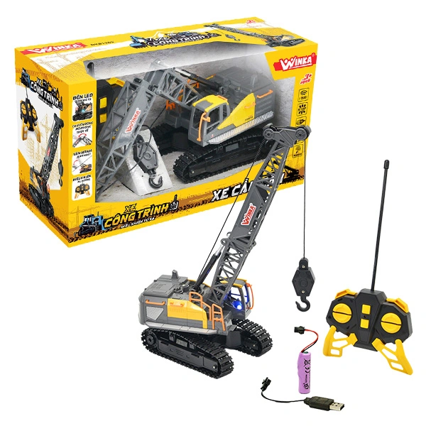 Đồ chơi xe công trình điều khiển từ xa - xe cần cẩu WINKA DK81269 1