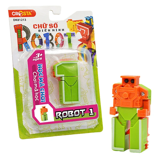 Đồ chơi chữ số biến hình robot 1 CRESTA DK81213 1