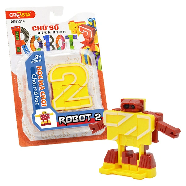 Đồ chơi chữ số biến hình robot 2 CRESTA DK81214 1