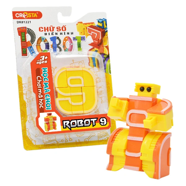 Đồ chơi chữ số biến hình robot 9 CRESTA DK81221 1