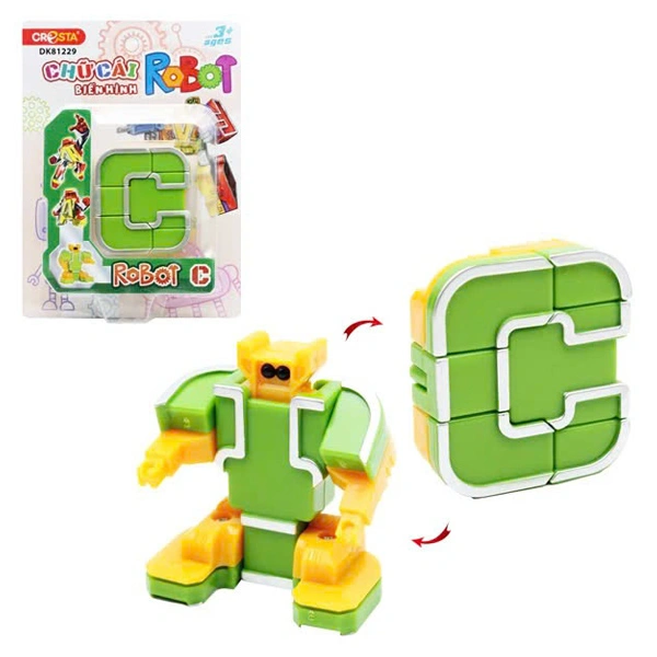 Đồ chơi chữ cái biến hình robot C CRESTA DK81229 1