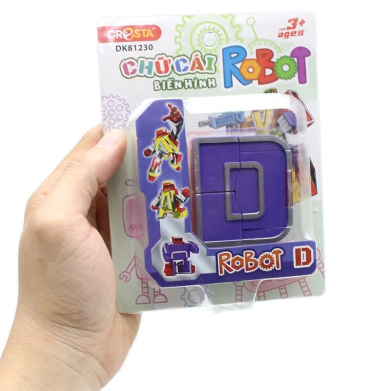 Đồ chơi chữ cái biến hình robot D CRESTA DK81230 3