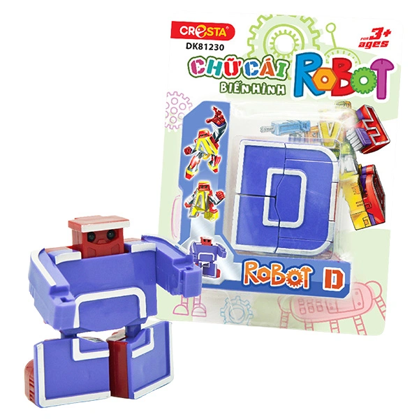 Đồ chơi chữ cái biến hình robot D CRESTA DK81230 1