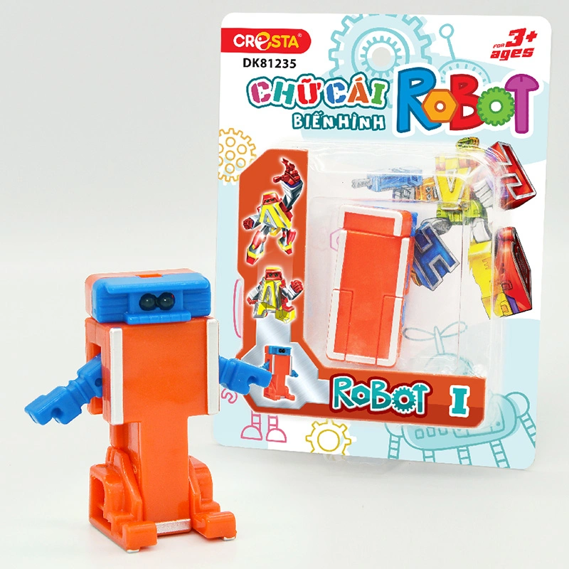 Đồ chơi chữ cái biến hình robot I CRESTA DK81235 2