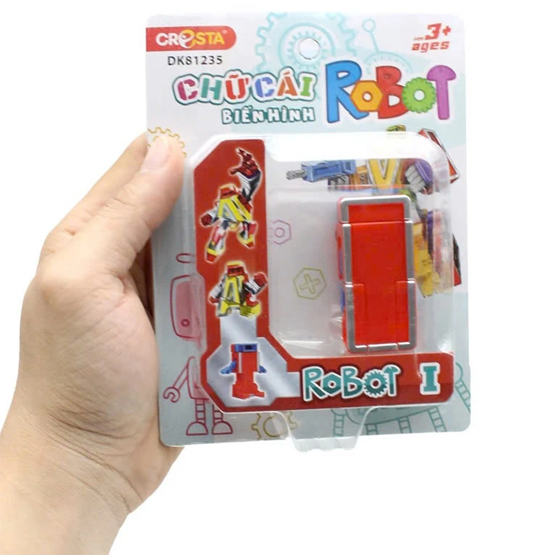 Đồ chơi chữ cái biến hình robot I CRESTA DK81235 3