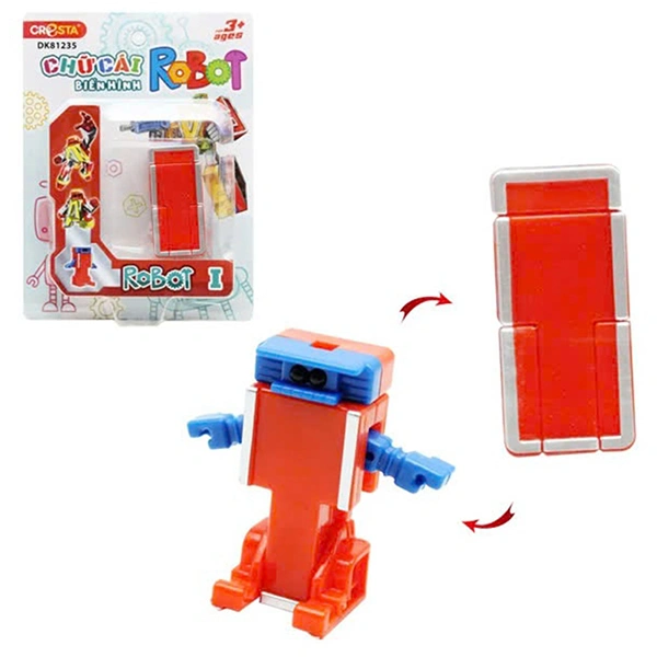 Đồ chơi chữ cái biến hình robot I CRESTA DK81235 1