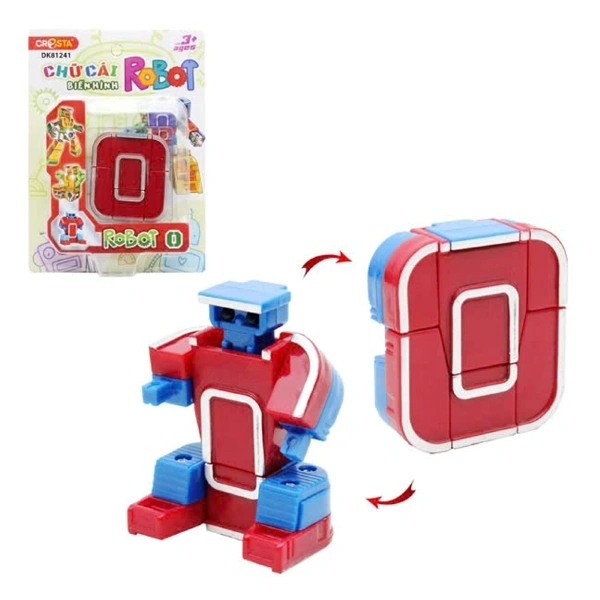 Đồ chơi chữ cái biến hình robot O CRESTA DK81241 1