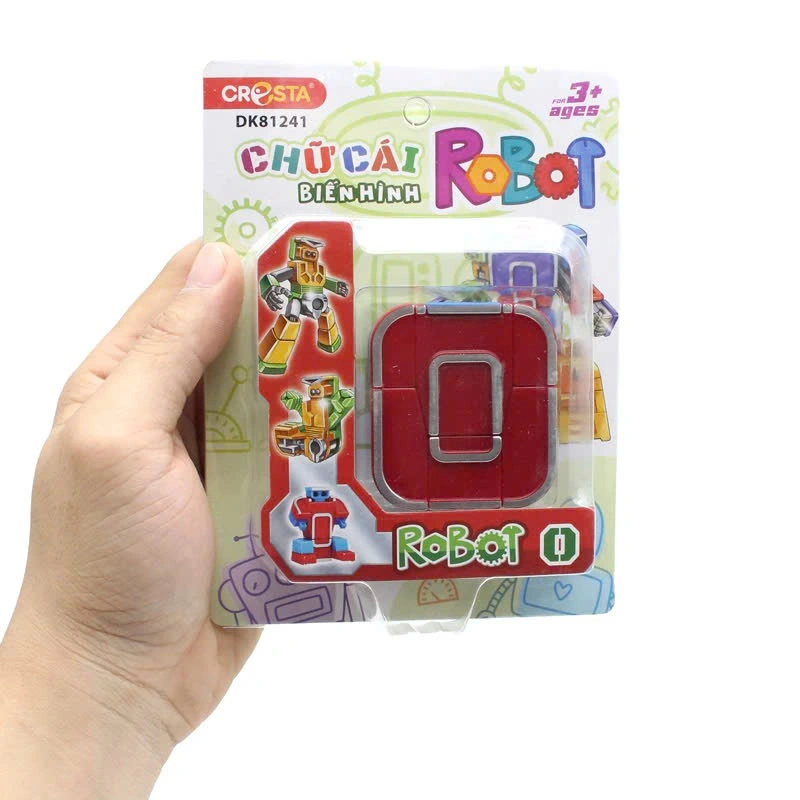 Đồ chơi chữ cái biến hình robot O CRESTA DK81241 3
