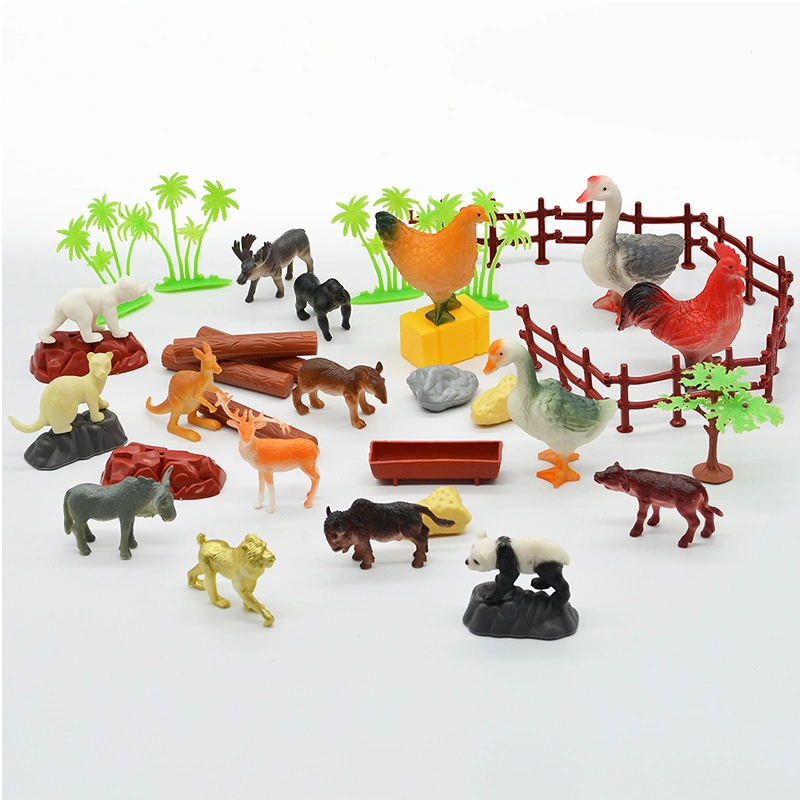 Đồ chơi loài vật quanh em 40 con vật và phụ kiện CRESTA DK81170 4