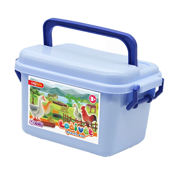 Đồ chơi loài vật quanh em 40 con vật và phụ kiện CRESTA DK81170 1