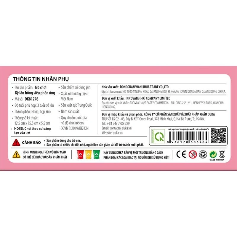 Đồ chơi pop it kỳ lân hồng - siêu phản ứng Firstar DK81276 4