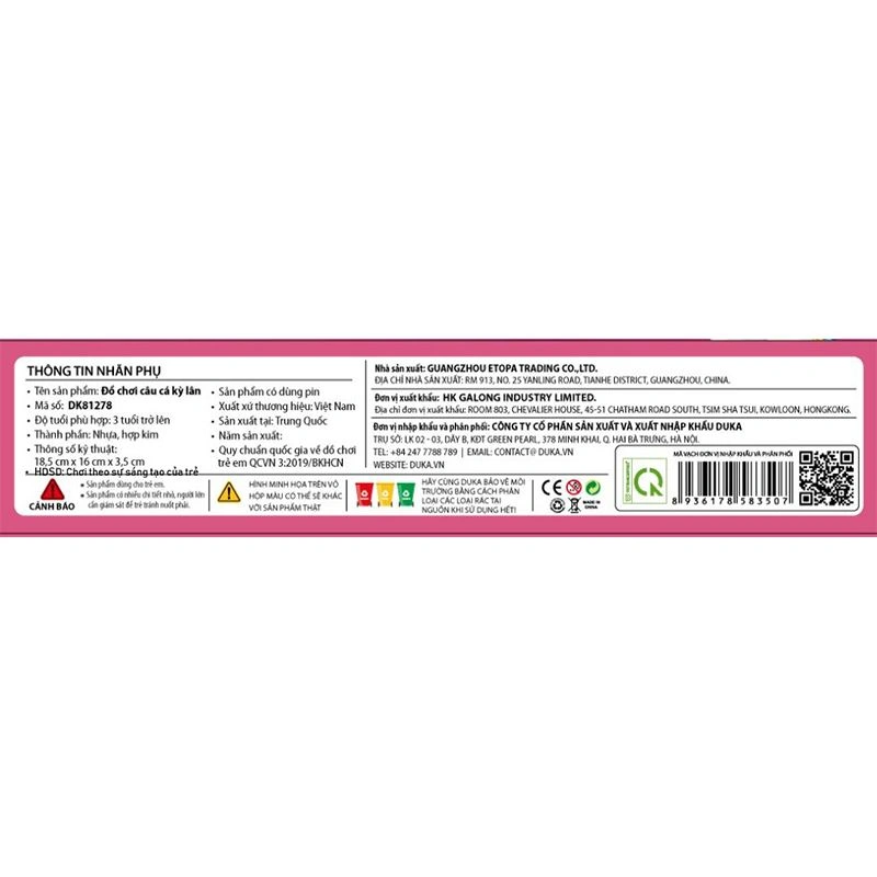 Đồ chơi câu cá kỳ lân Firstar DK81278 4