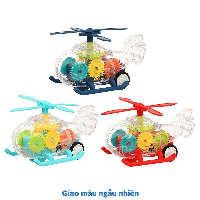 Đồ chơi mô hình máy bay trực thăng trong suốt 3L 3LBHX899-28 - Màu ngẫu nhiên 2