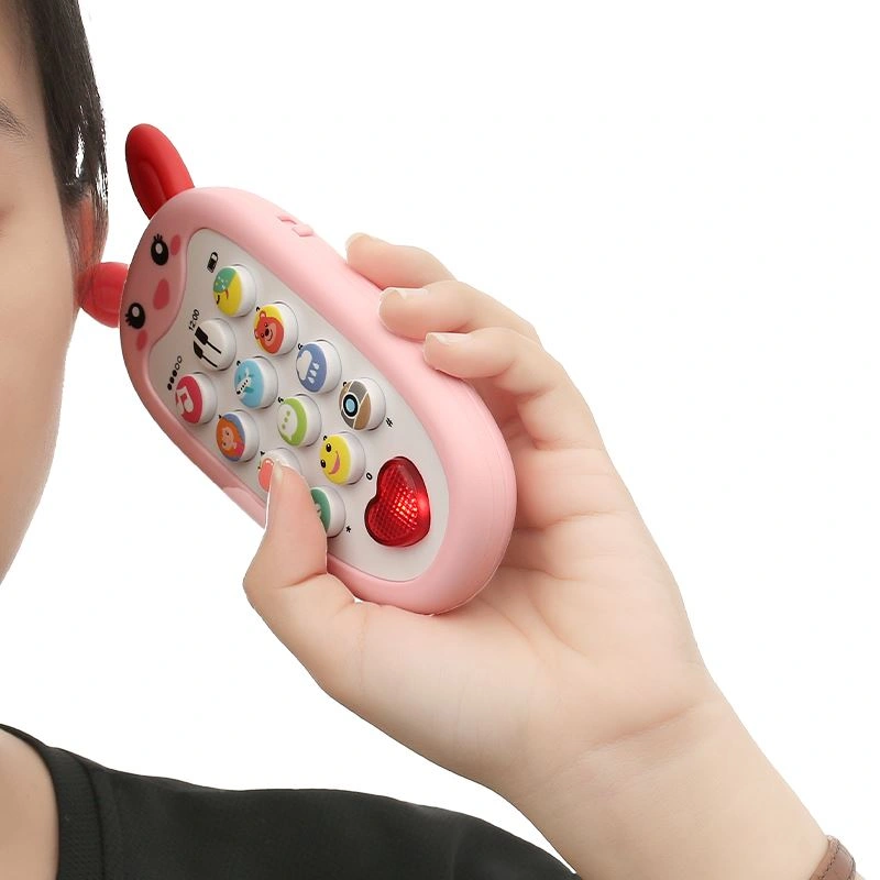 Đồ chơi lục lạc điện thoại thỏ hồng SUNLIKE BABY TOYS SL83024 10