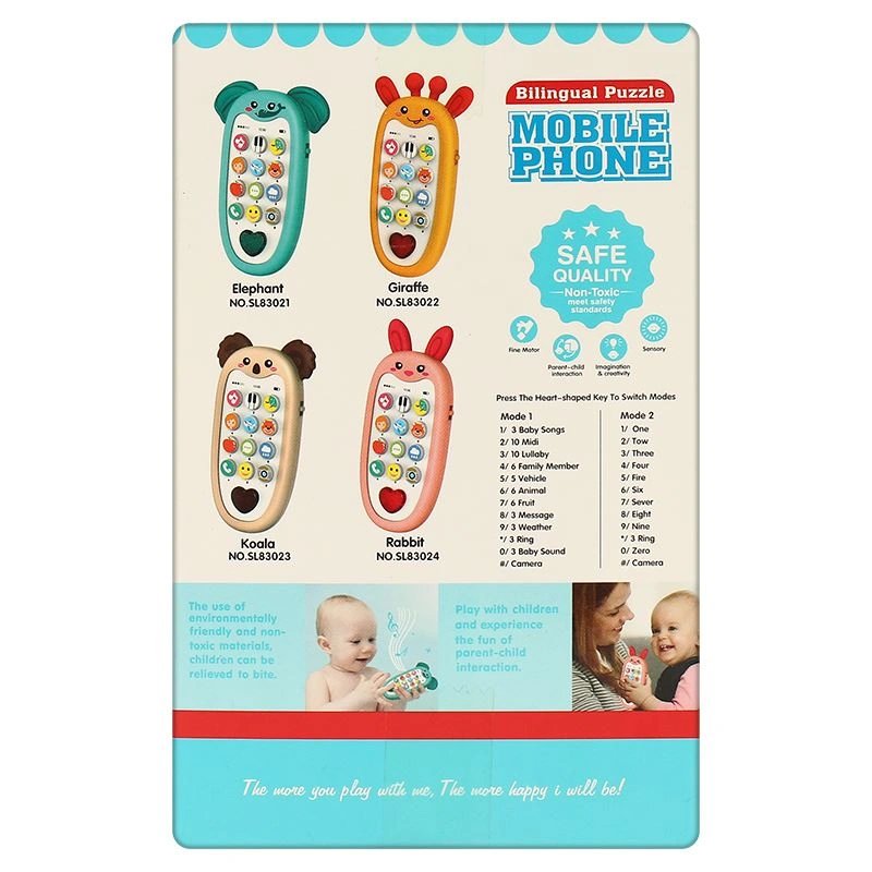 Đồ chơi lục lạc điện thoại thỏ hồng SUNLIKE BABY TOYS SL83024 5