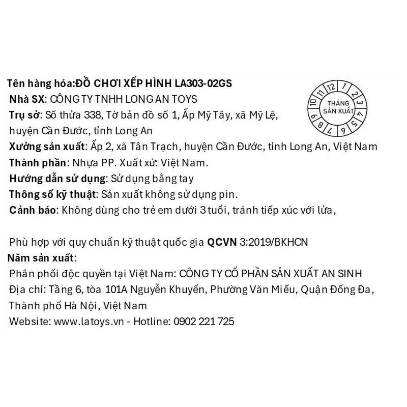 Đồ chơi lắp ráp lục giác đa chiều LATOYS LA303-01GS 7