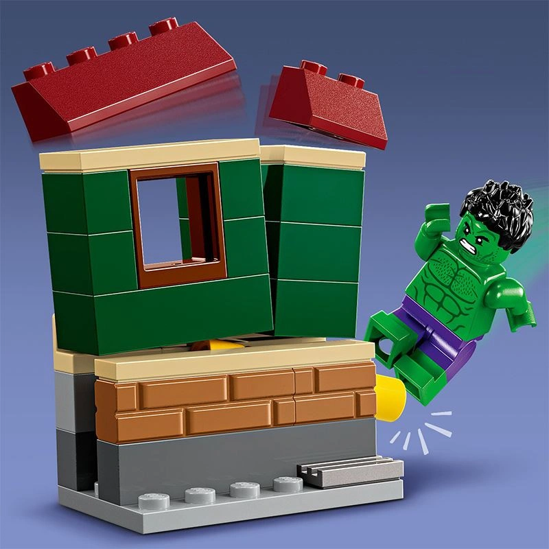 Đồ chơi lắp ráp xe máy của Iron Man và người khổng lồ Lego Marvel 76287 6